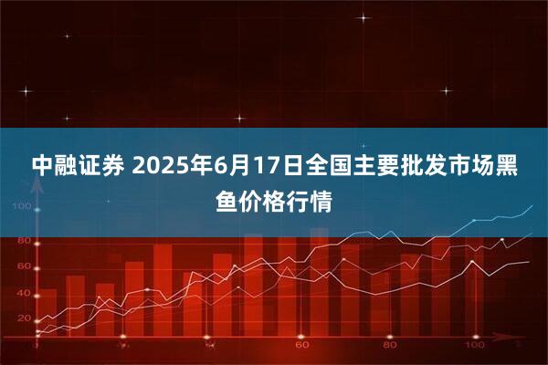 中融证券 2025年6月17日全国主要批发市场黑鱼价格行情