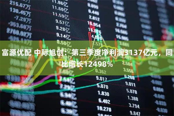 富源优配 中际旭创:第三季度净利润3137亿元,同比增长12498%